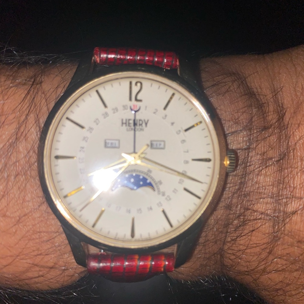 HENRY LONDONWestminster White Dial Unisex Watch HL39-LM-0160